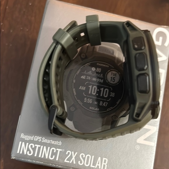 Garmin Instinct 2X Solar Smartwatch - Green - Picture 5 of 5